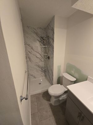 Shower Replacement and LVT