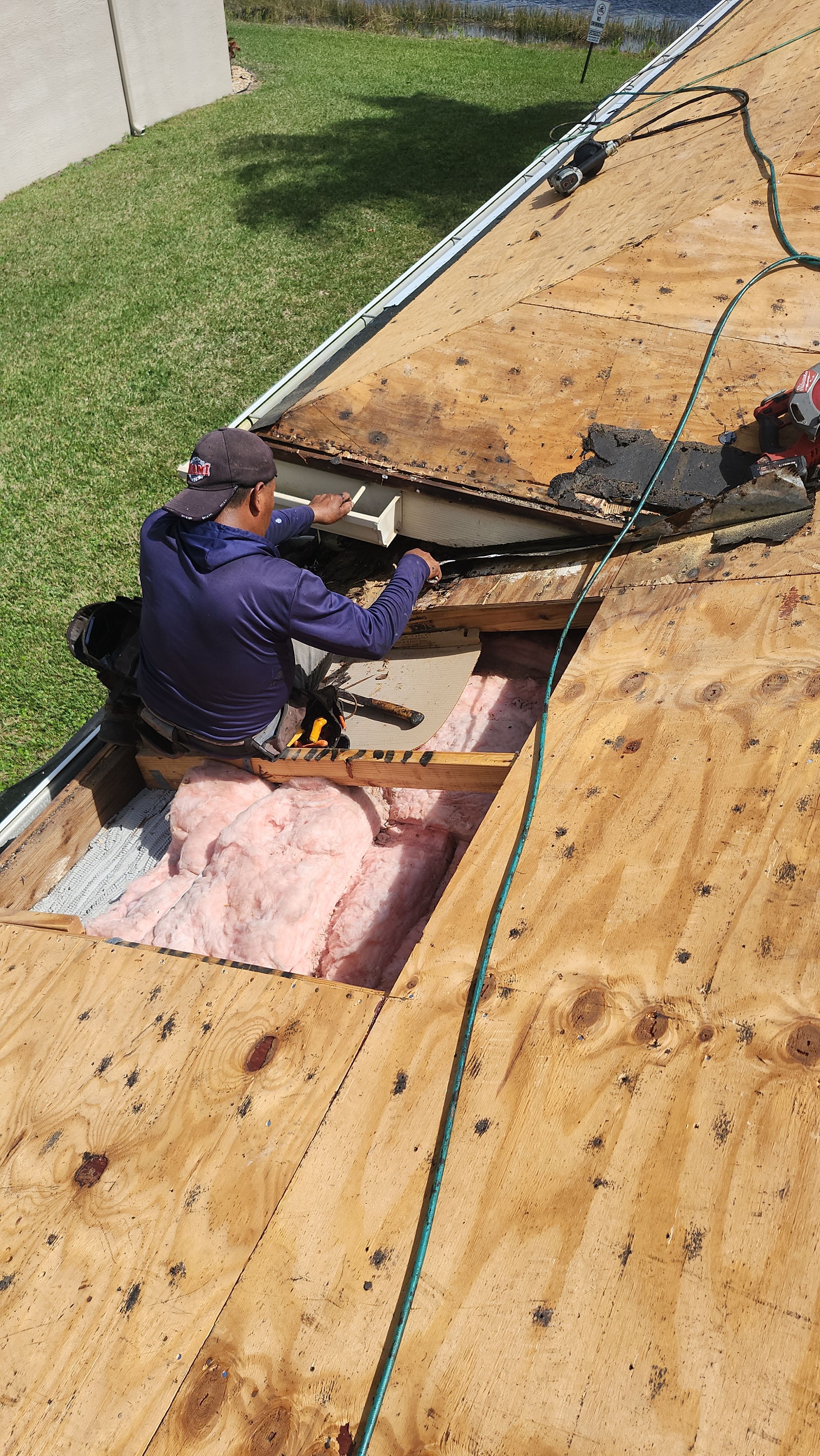 Full Concrete S-Tile Roof Replacement and Deck Repair in Wellington by Aastro Roofing