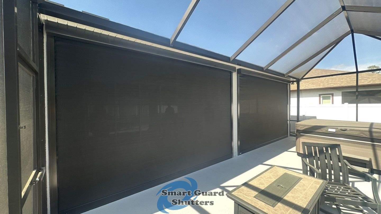 Hurricane Protection in White by Smart Guard Shutters