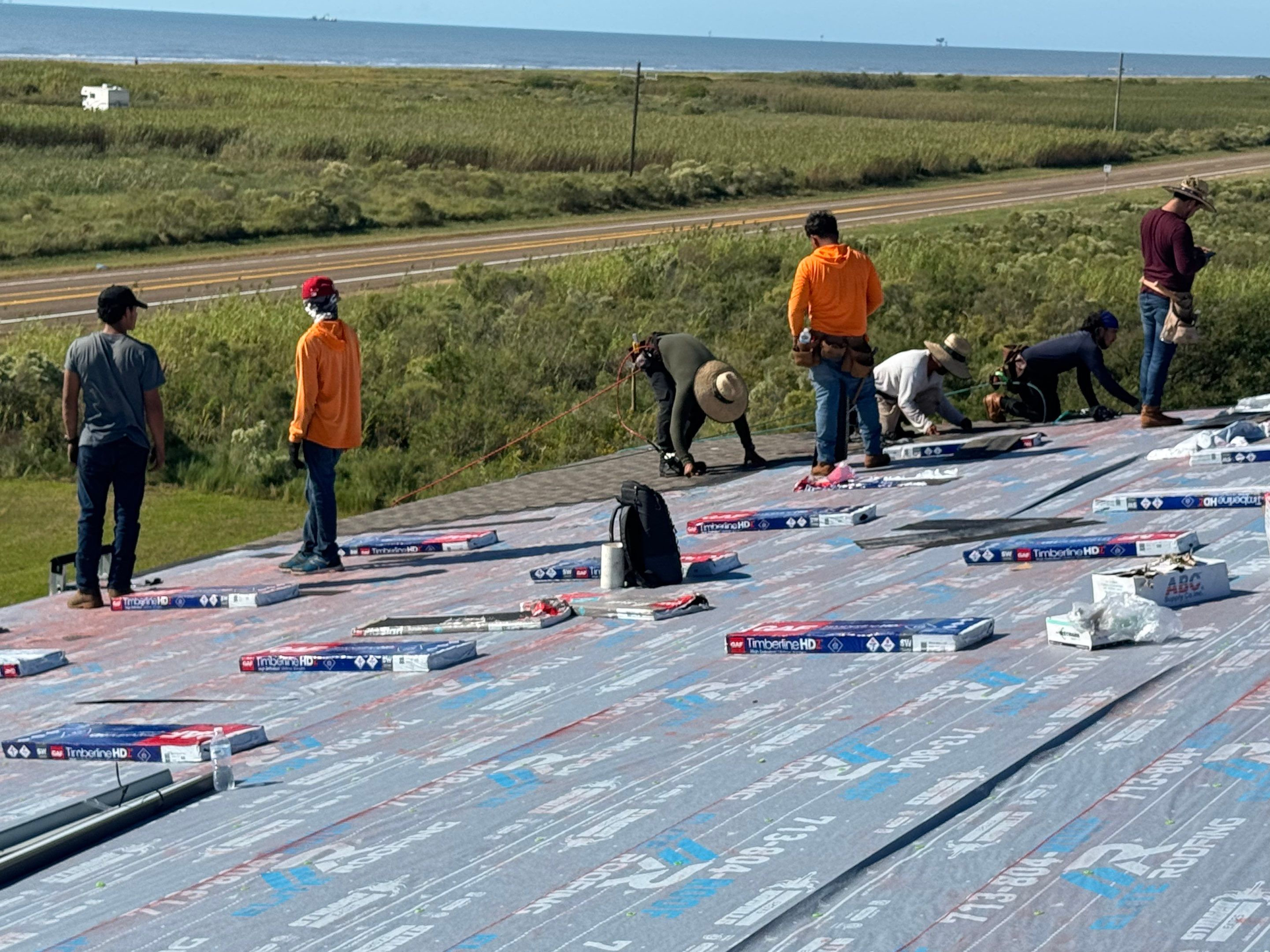 Residential Roof Replacement using GAF HDZ - Weathered Wood by Elite Roofing LLC