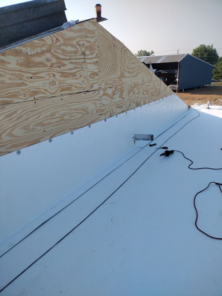 Office Building in Magnolia by Hostetler Roofing