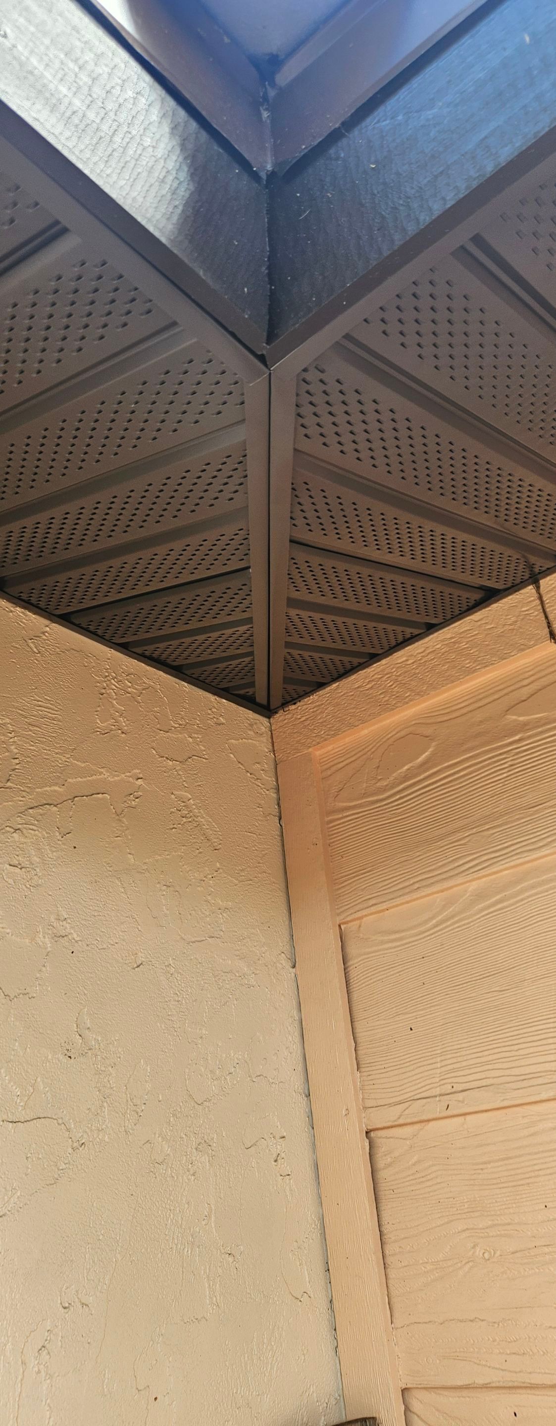 Musket Brown Soffit Installation in Sarasota FL by Gutter Professors