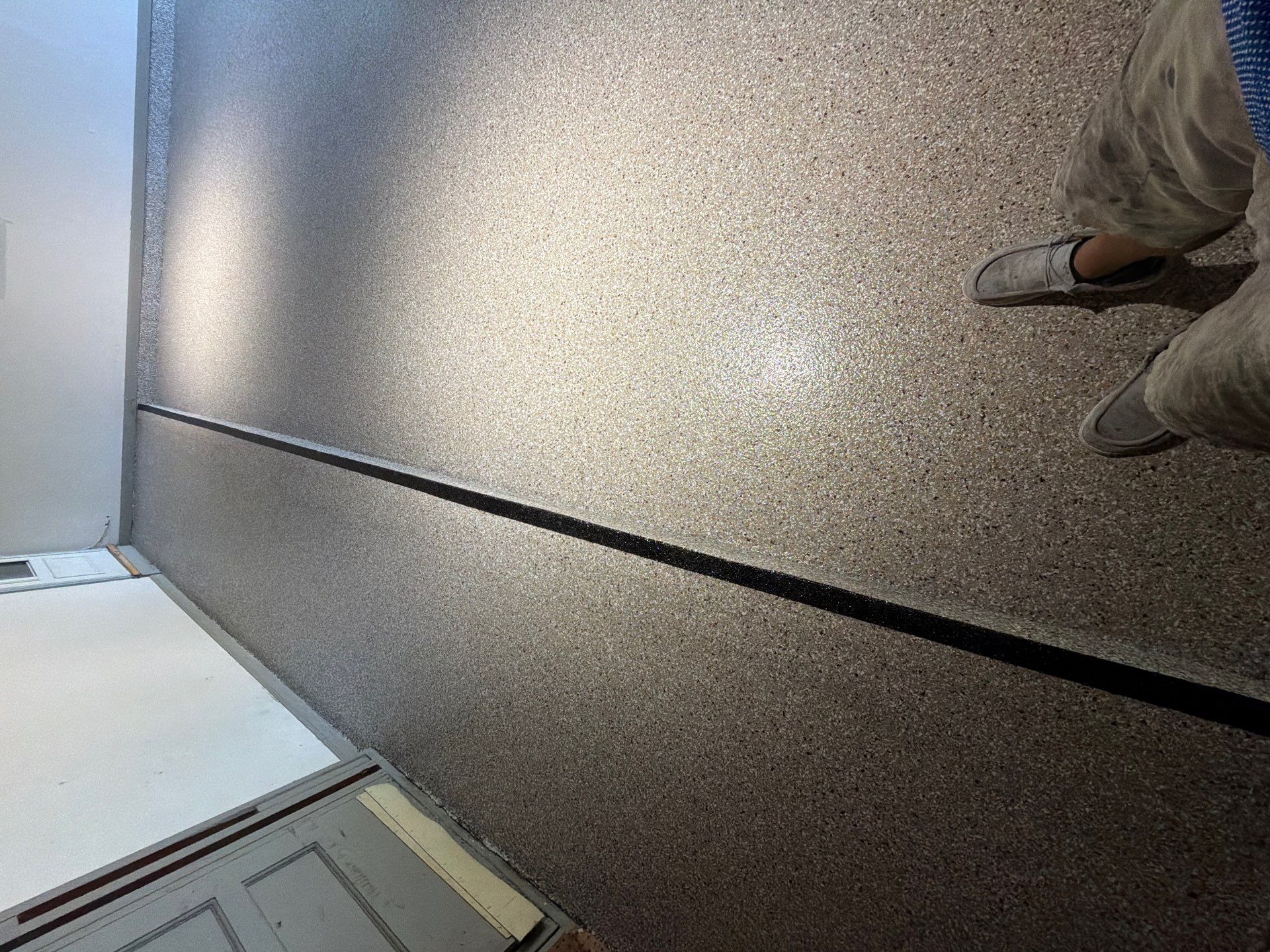 Epoxy Flake Floor installation in Grand Rapids Michigan! by Gordon Painting
