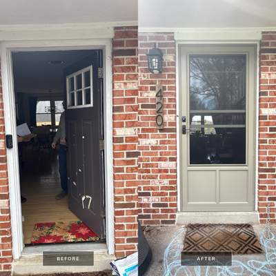 Storm Door and Basement Windows
