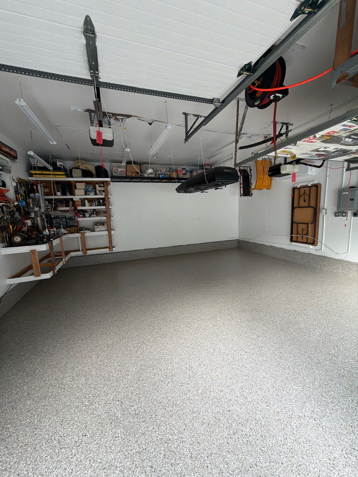 Garage Floor Coating and Crack Repair in Ramsey, New Jersey by Spectrum Painting, LLC