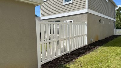 Vinyl Semi Privacy Installation using Vinyl Semi Privacy