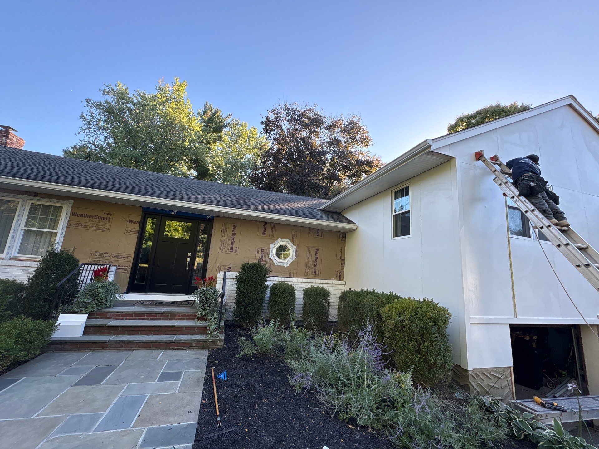 Front of House Remodel, Rye Brook, NY by Ideal Siding 