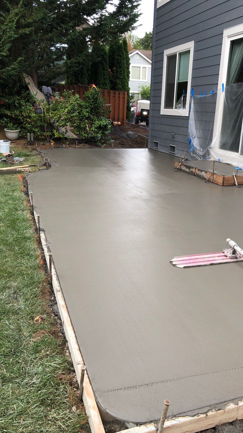  Amy | Stamped Finish Patio, Concrete Project by Jireh Asphalt & Concrete Inc 