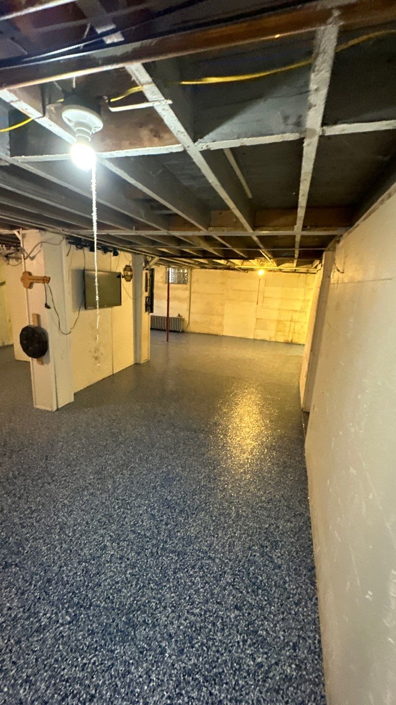 Gravel Basement Project in Leechburg by Floors in a Day, Inc