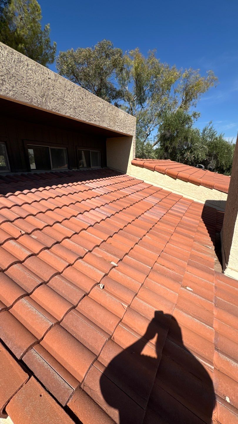 Re-coat & Tile Job by All Storm Roofing & Construction