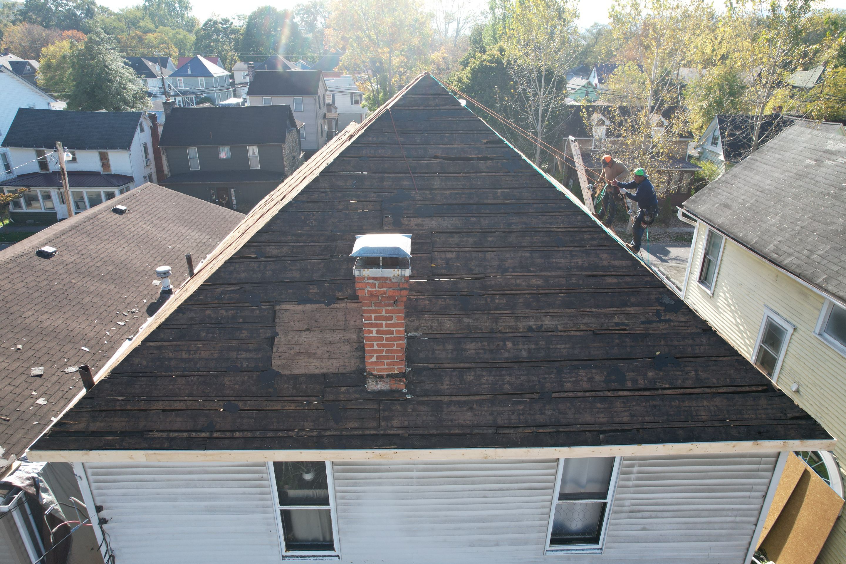 Residential Roofing Installation using GAF Timberline HDZ Pewter Gray by Rainstoppers Roofing