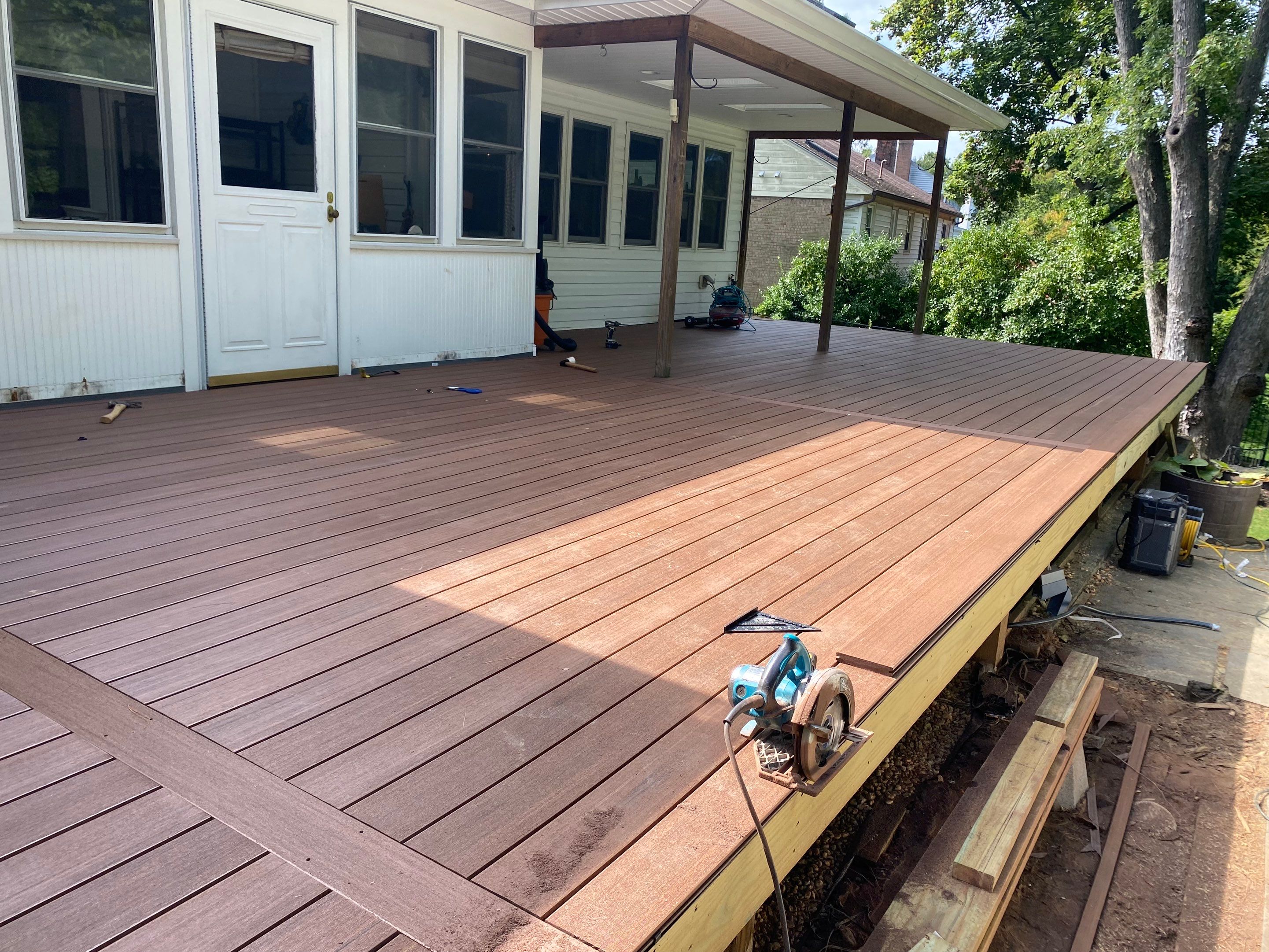 Deck Transformation using Timbertech & Azek by The Smet Companies, LLC