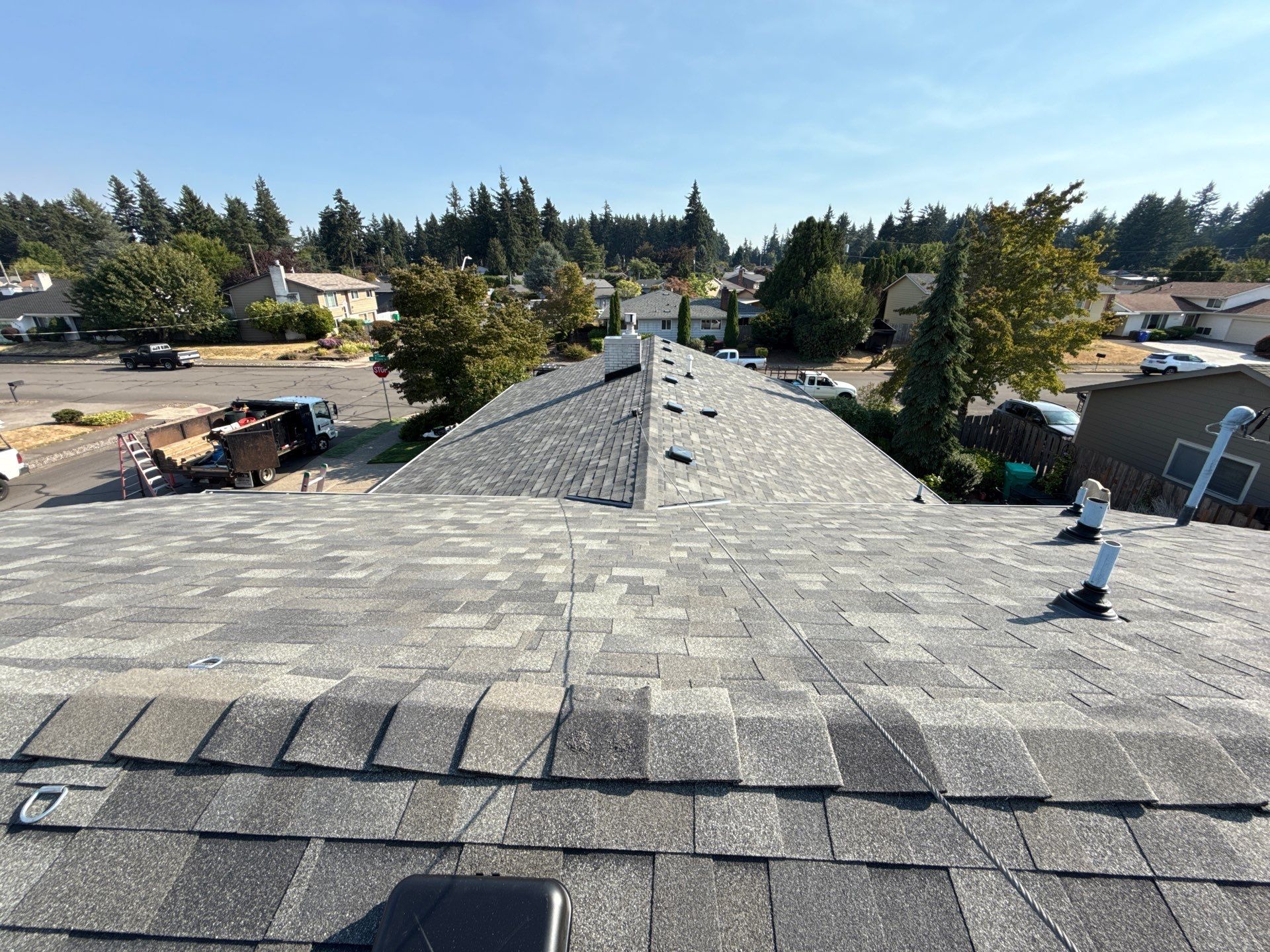 Project in Portland by Tom Leach Roofing