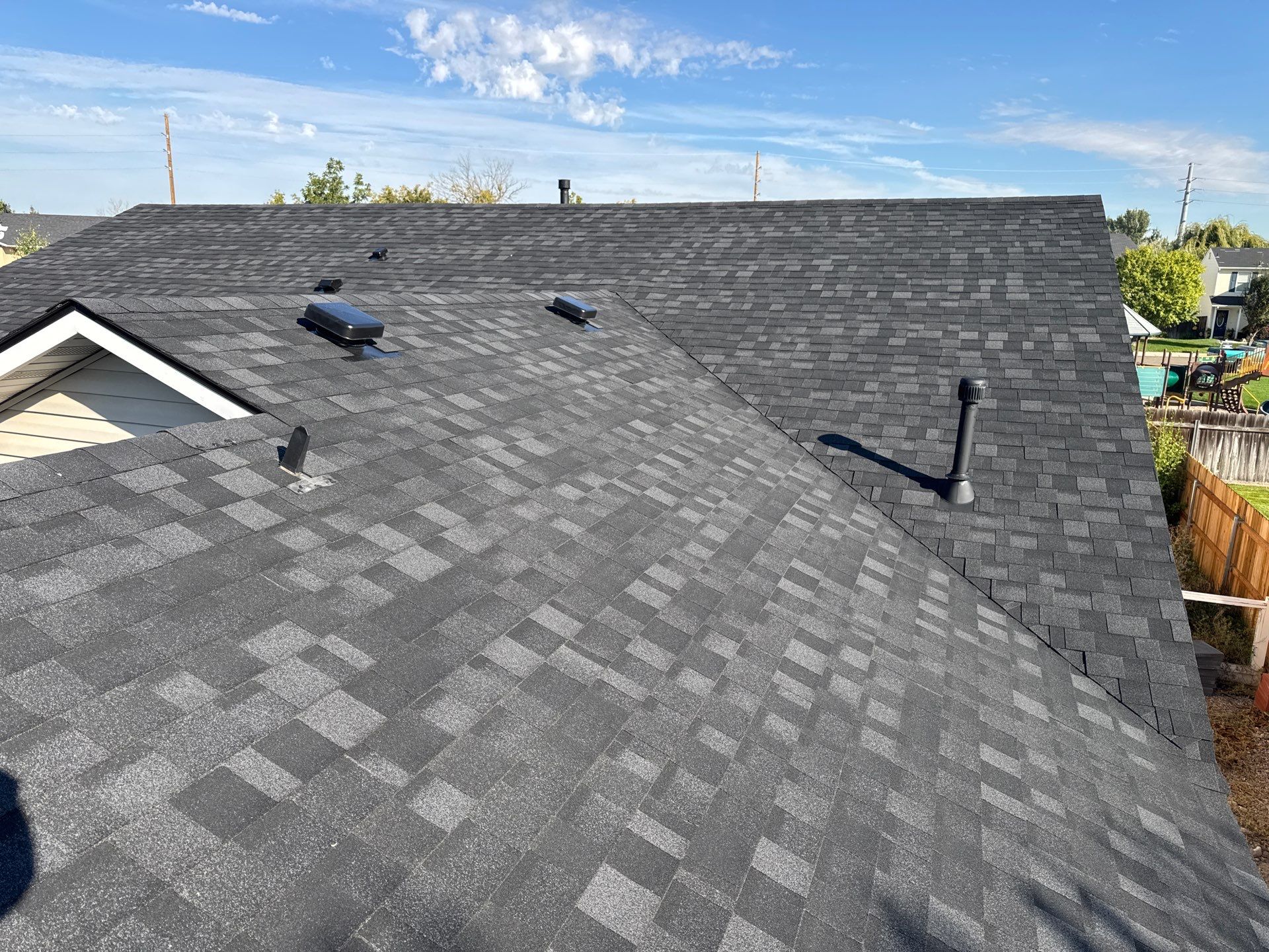 Middleton Residential Roof Replacement With Gray Architectural Asphalt Shingles by Olive Roofing