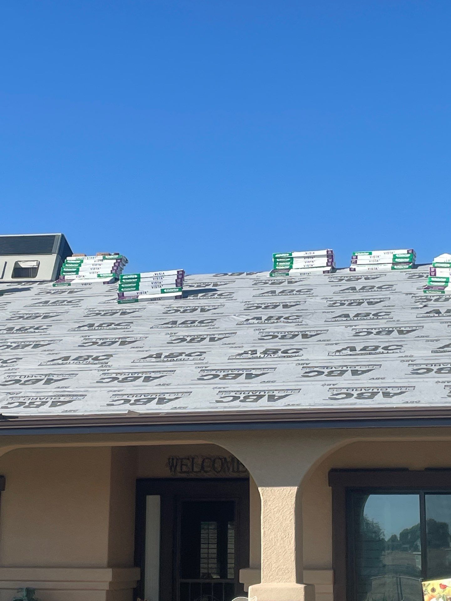 Residential Roofing Installation using Malarkey Vista Sienna Blend by Badger Roofing