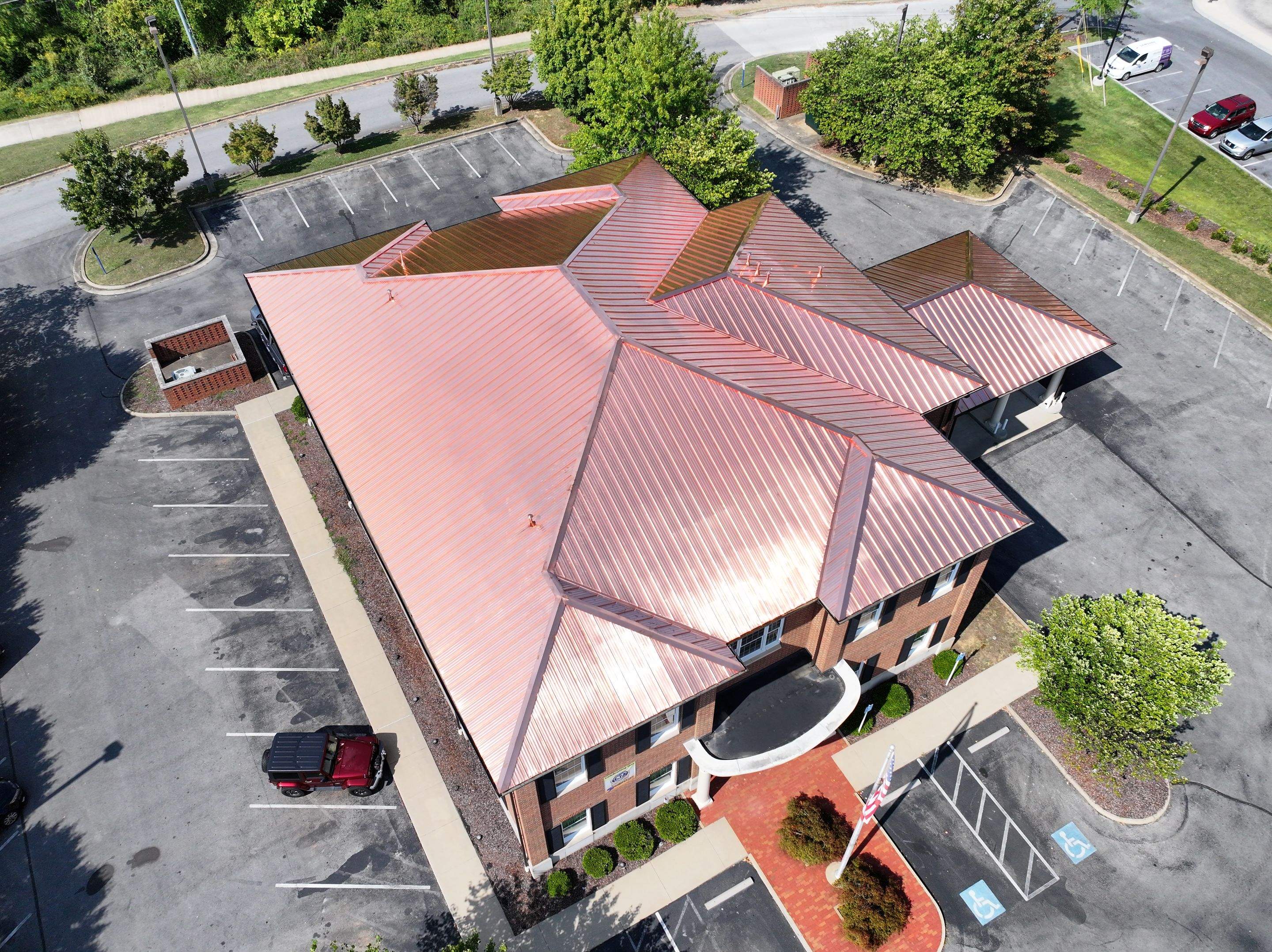 Elizabethton Federal Bank - Real Copper by Omnia Roofing