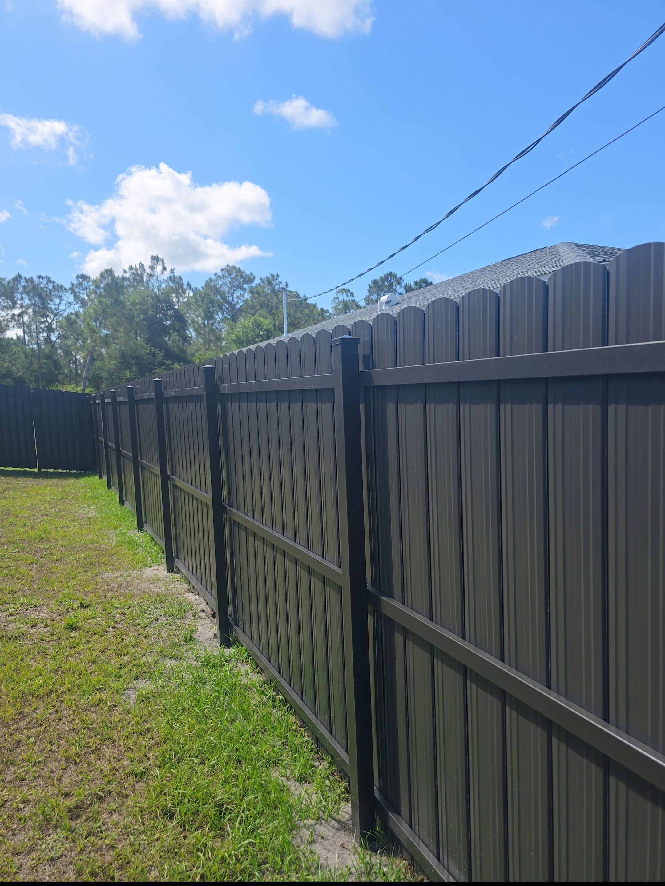 Bronze Metal Privacy in North Port by True Fence LLC