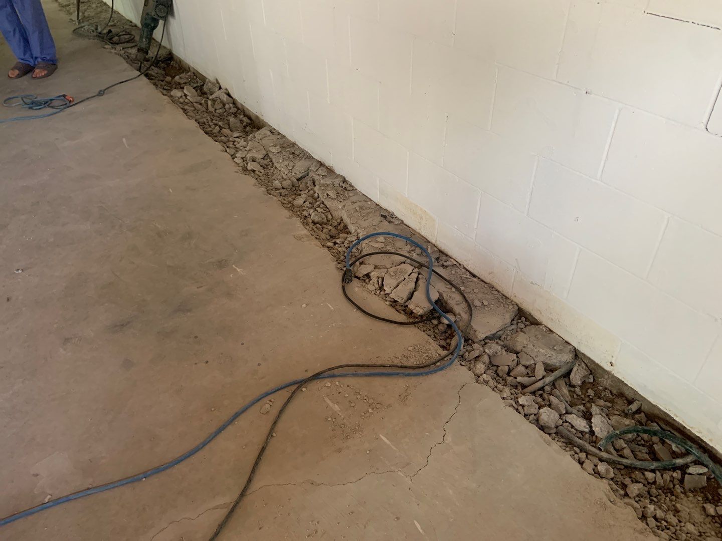 Correcting an Improper Installation for Alan in Chanhassen by Waterproofing Northeast