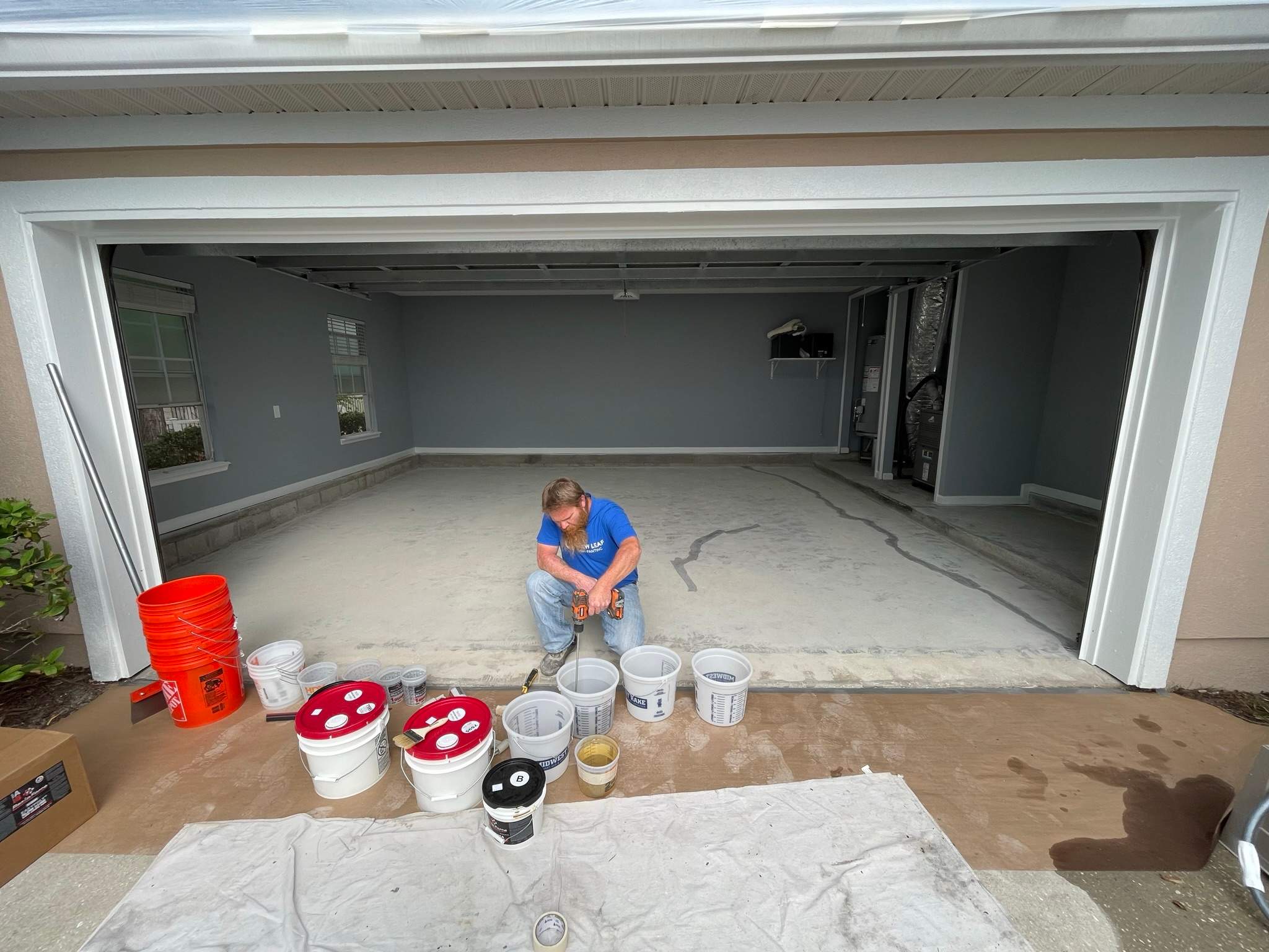 Garage Floor Coating Palencia in St. Augustine, FL 32095 by A New Leaf Painting, LLC