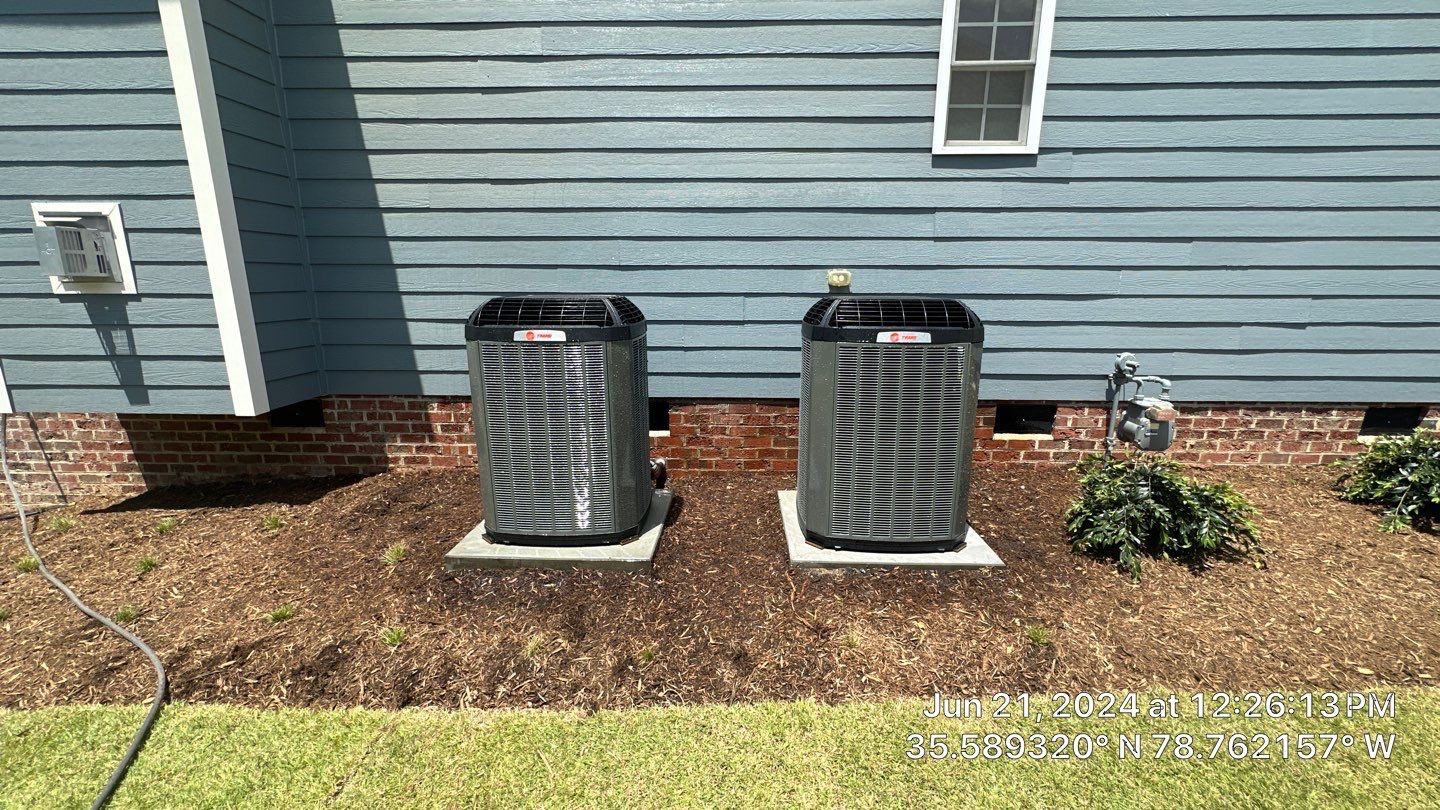 2 Trane XV20i Split System Install by Nick's Mechanical LLC.