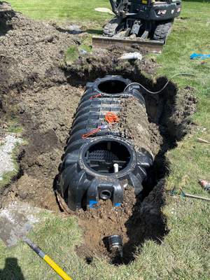 Delta Pod 500 GPD Aeration Unit Installation