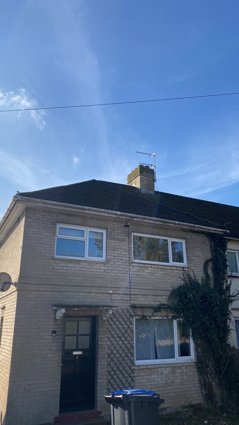 Roof Clean - Moss Removal using Honda 15lpm Low Pressure Washing Machine by Ges Exterior Cleaning ltd