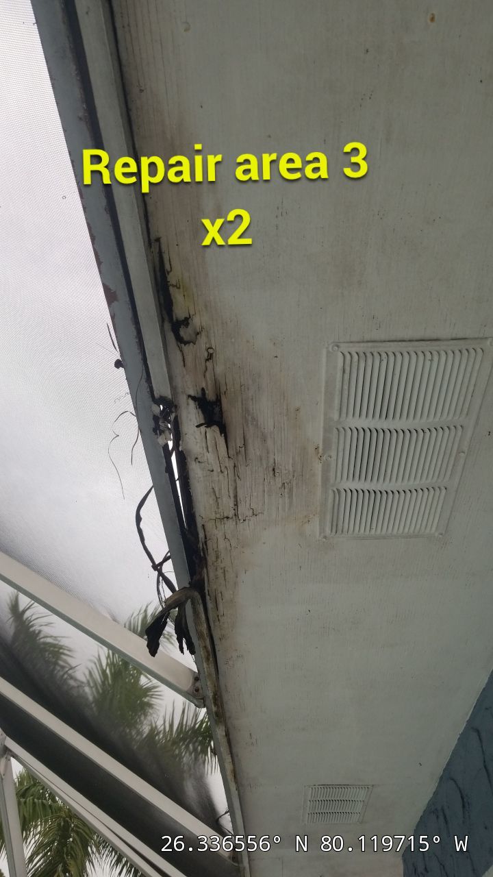Residential Roof Repair and Exterior Soffit Renovation in Boca Raton by Aastro Roofing