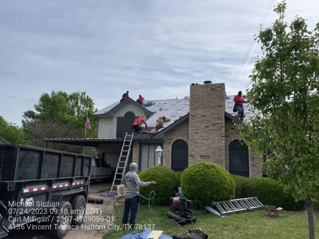 Project in Haltom City  by Zeus Exteriors