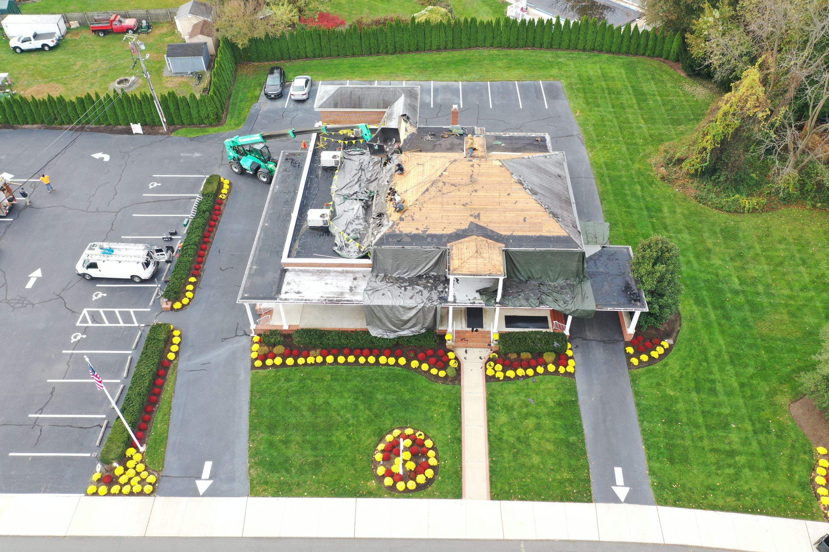 Commercial Roofing Installation using GAF Timberline / GAF TPO by All Site Roofing