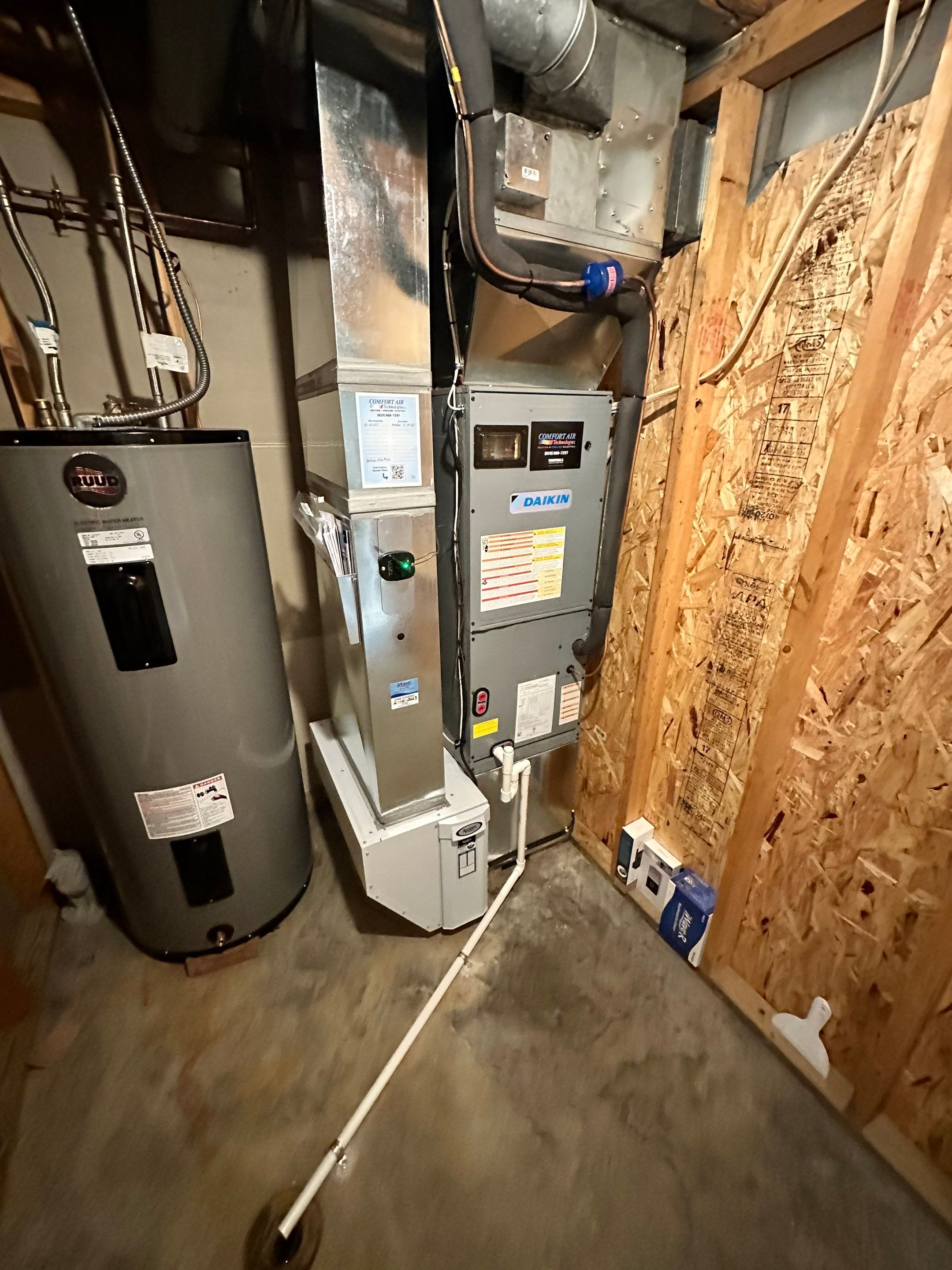 Heat Pump & Air Handler Installation using Daikin Fit by Comfort Air Technologies