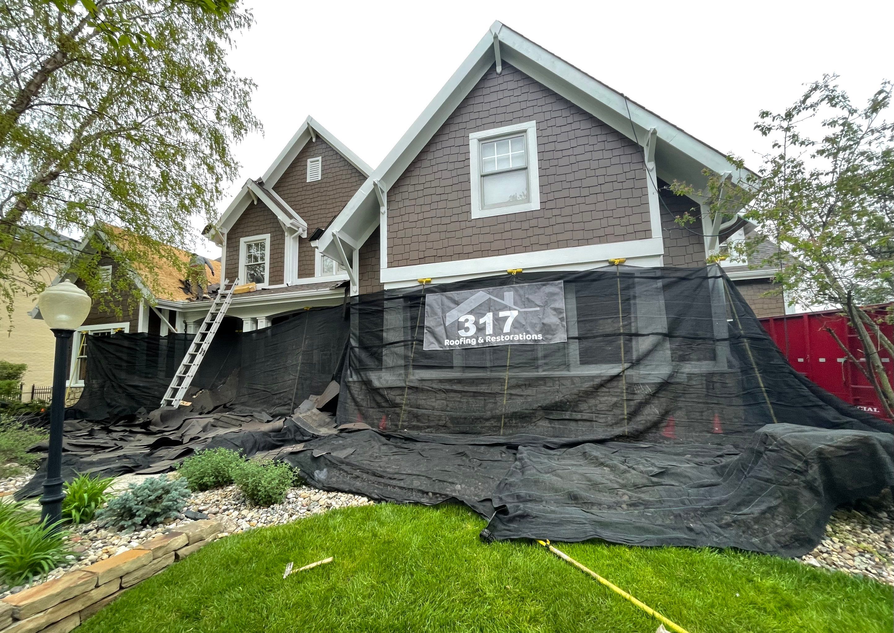 Roof Damage using Owens Corning Duration Storm by 317 Roofing & Restorations