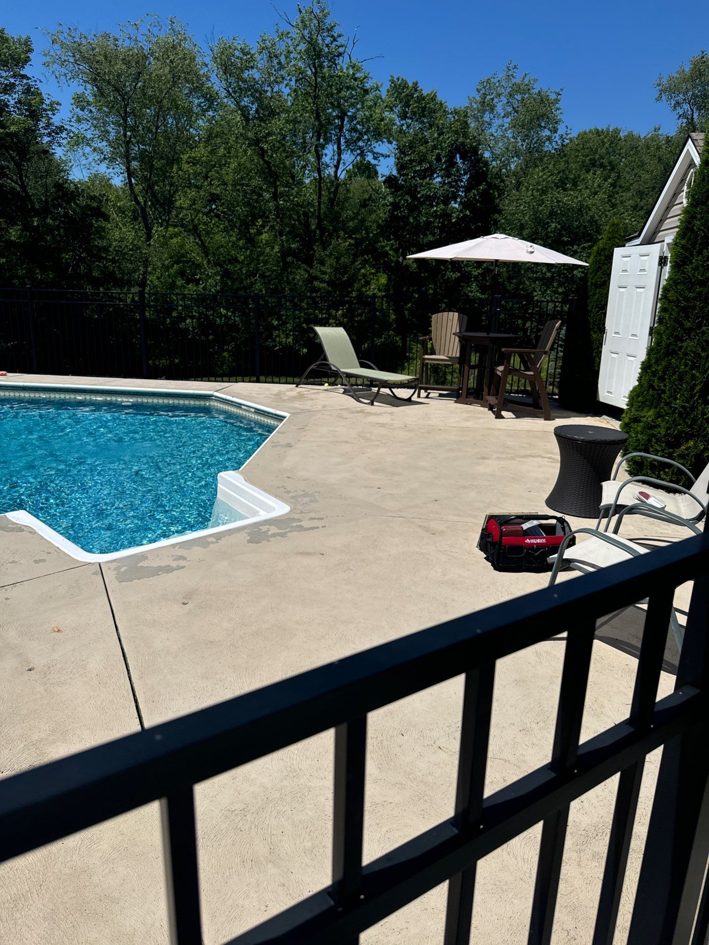Pool Deck Project in Gibsonia by Floors in a Day, Inc
