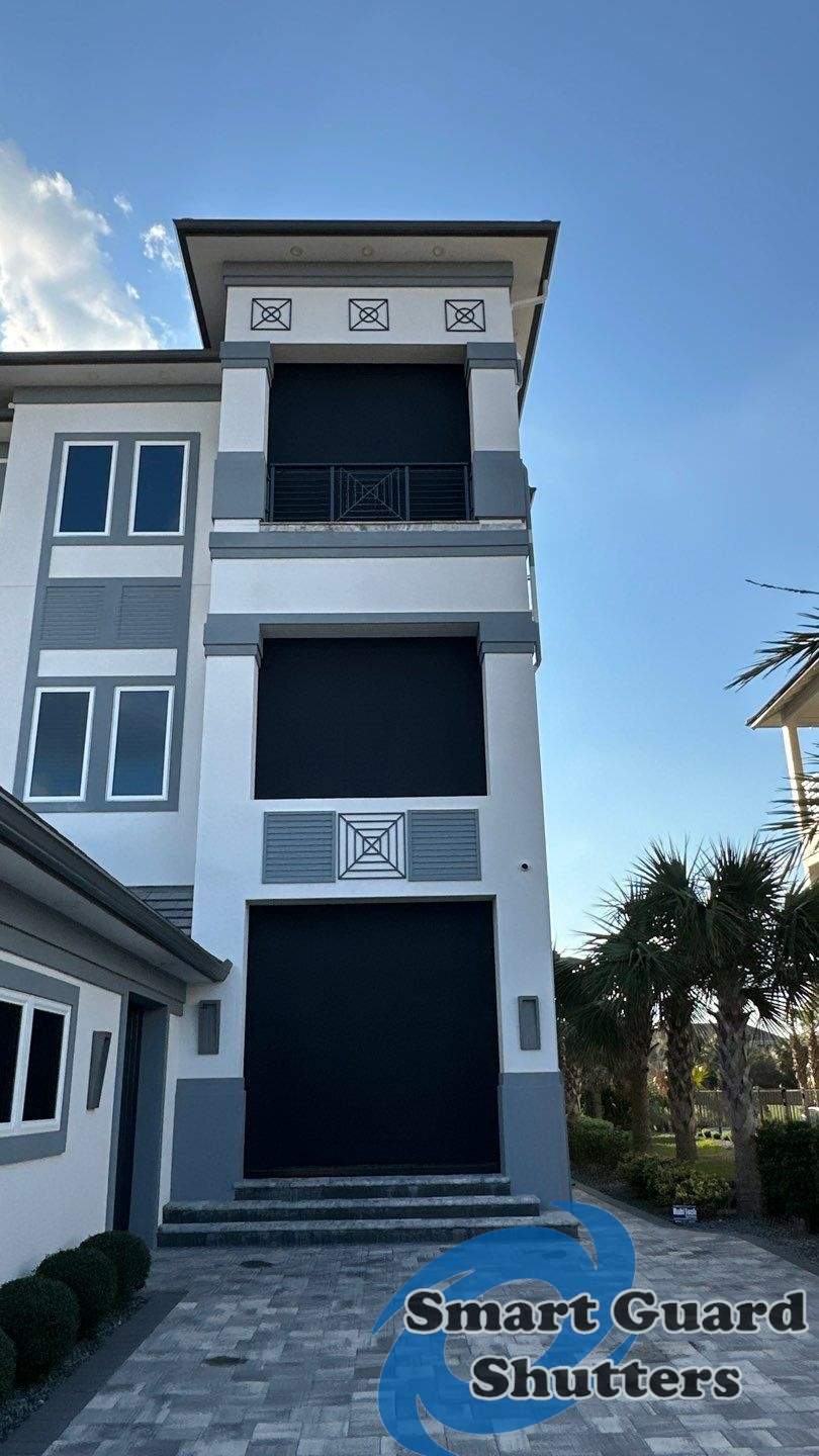 UltraShield Hurricane Screen in Black/Bronze by Smart Guard Shutters