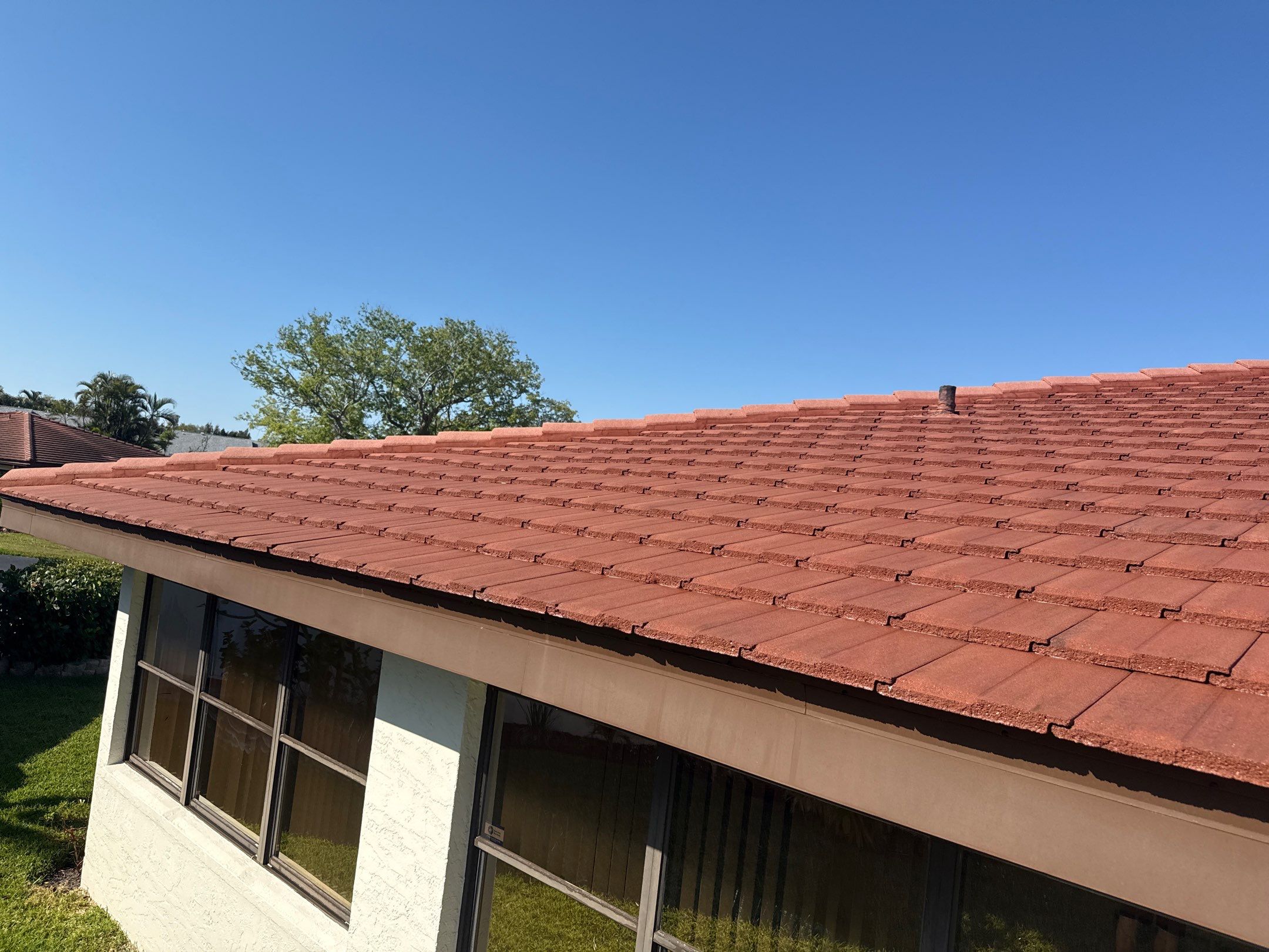 Tile Roof Cleaning – Vivenda at Bradenton I (5-Star Review & Plant Protection) by Sunshine AquaWash