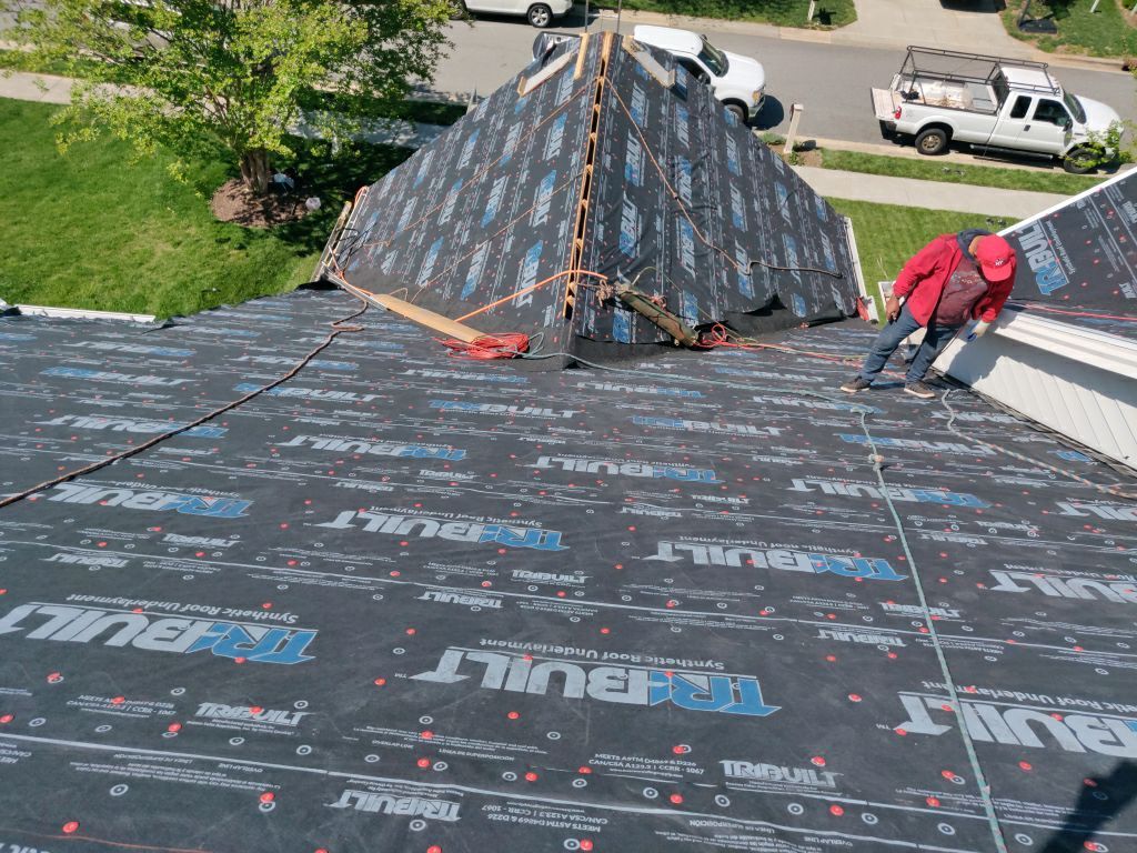 Residential Roofing Installation using Roof Installation by American Roofing NC