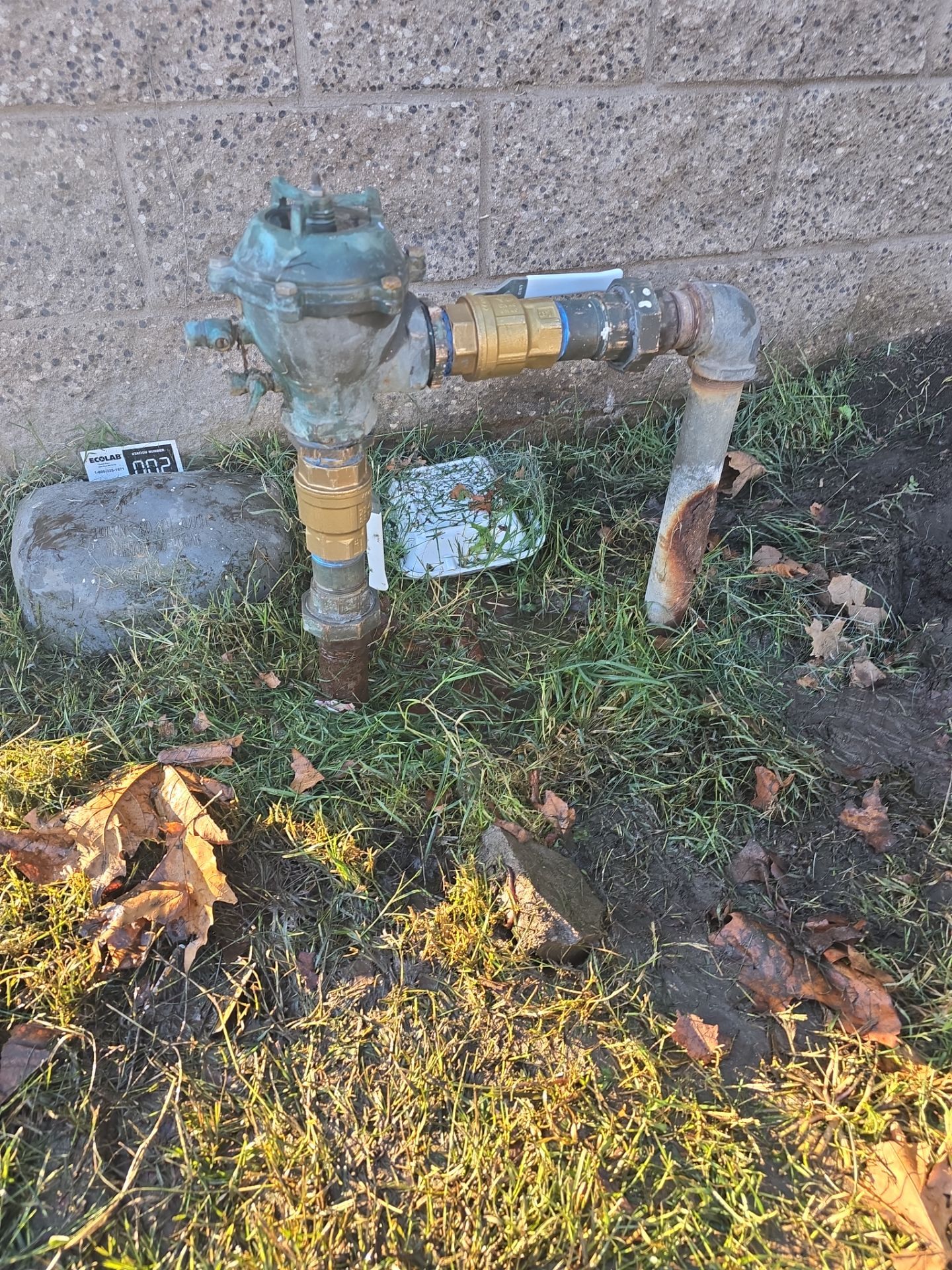 Outdoor Leaking Water Valve Repair by Us Plumbing