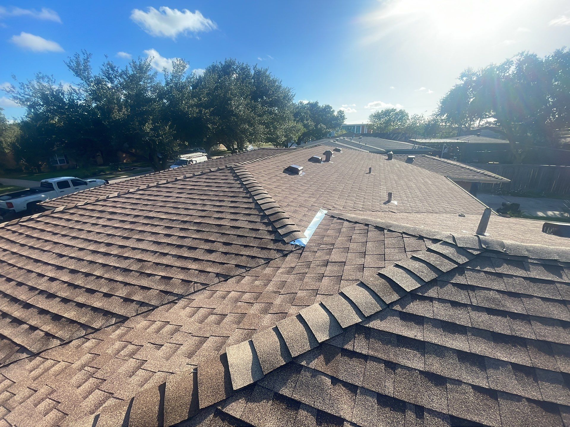 Residential Roofing Installation using GAF HDZ Shakewood by Lighthouse Roofing