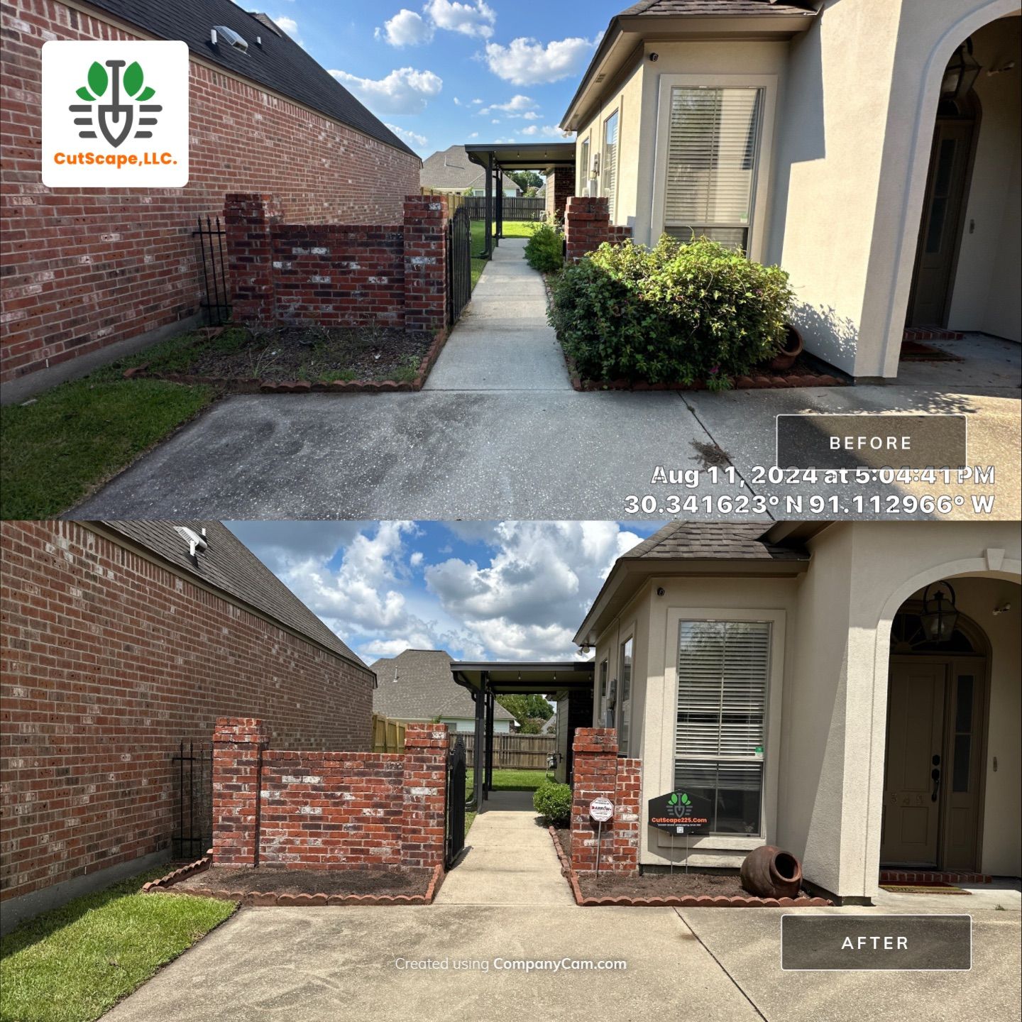 DEMO / PREP / INSTALL / TRIM / MULCH INSTALL by CutScape, LLC.