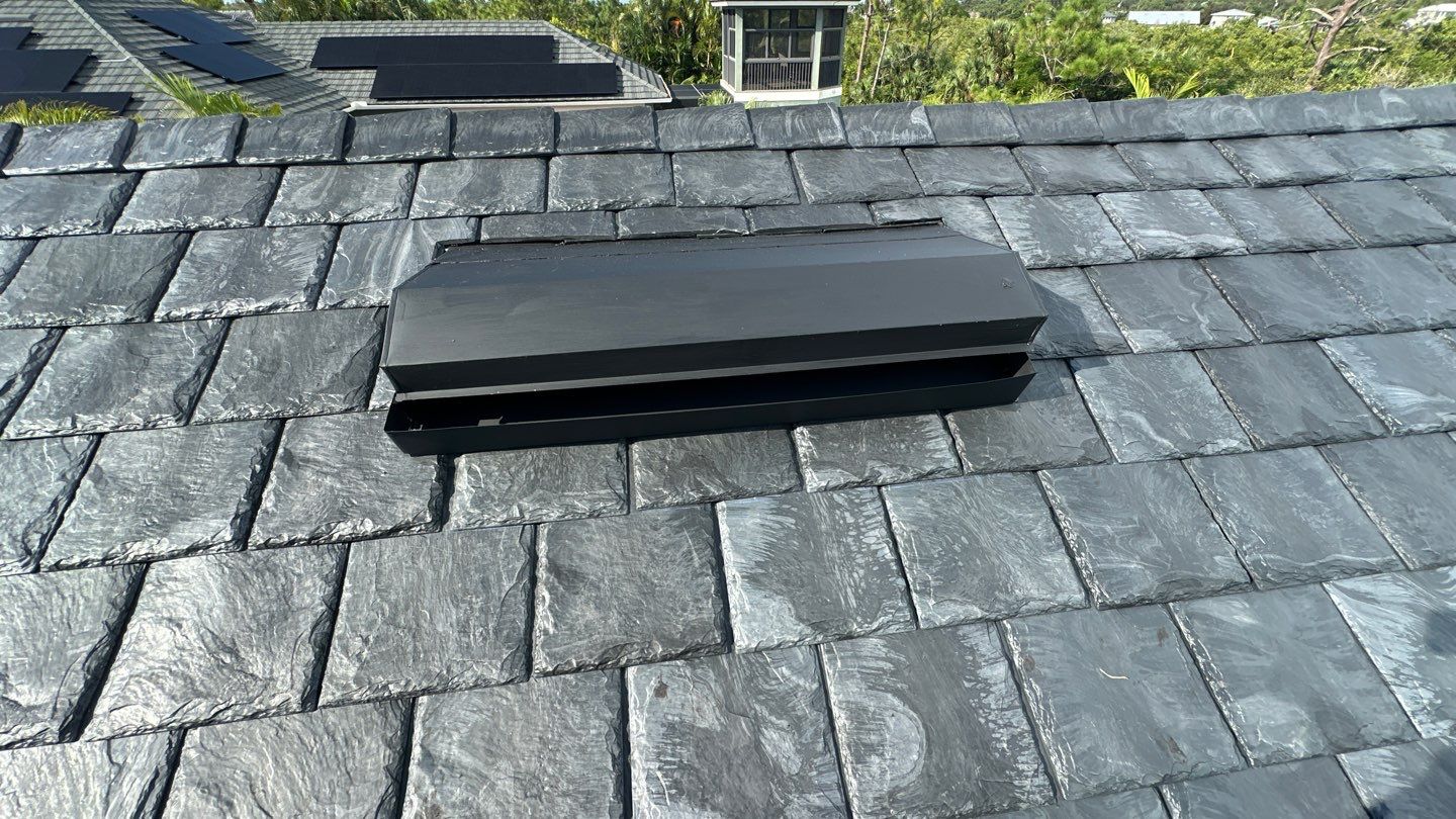 Residential Roofing Installation using Brava Slate Tile in Estero, Florida by International Roofing