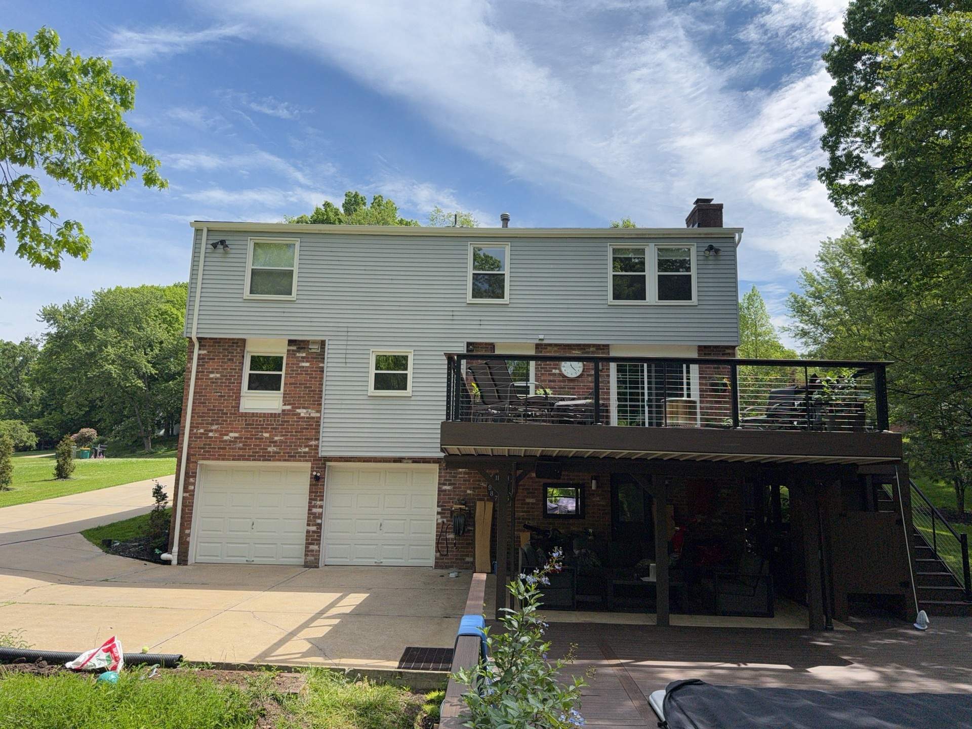 Ascend Siding Replacement and Custom Cedar Porch Renovation in Allison Park by Ideal Siding Pittsburgh