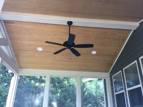 Elevated Screened-In Porch and Deck Installation in Canton by Swift Home Renovations