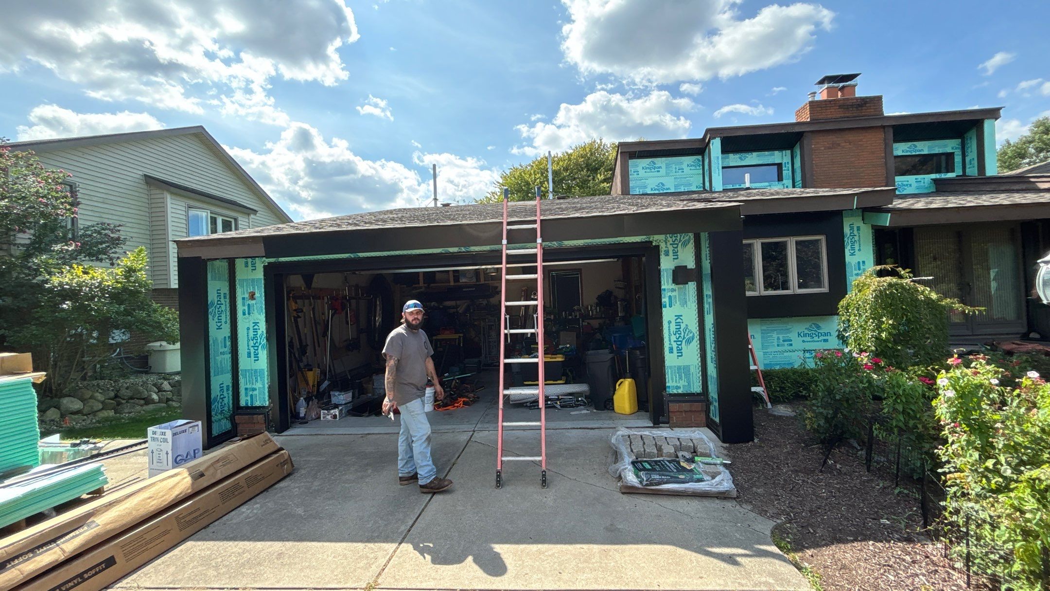 Siding Replacement using Alside 7" B&B by 180 Contractors