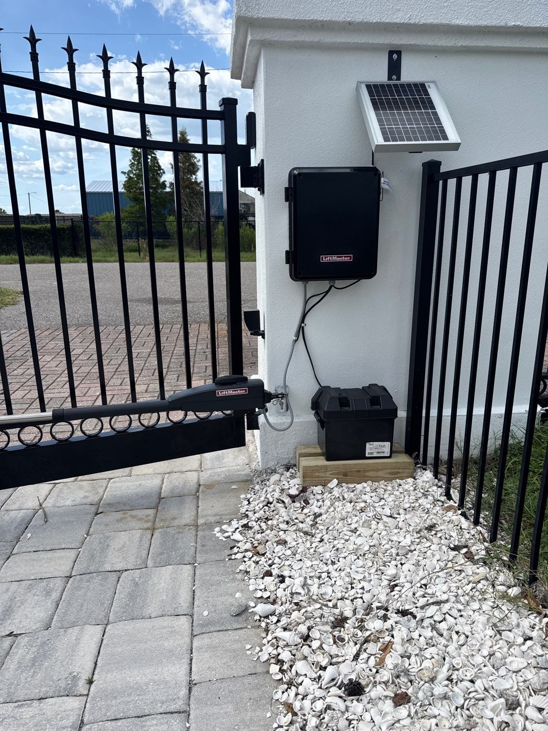 Customer Estate Gates With Operator by Asap fence and gates, LLC