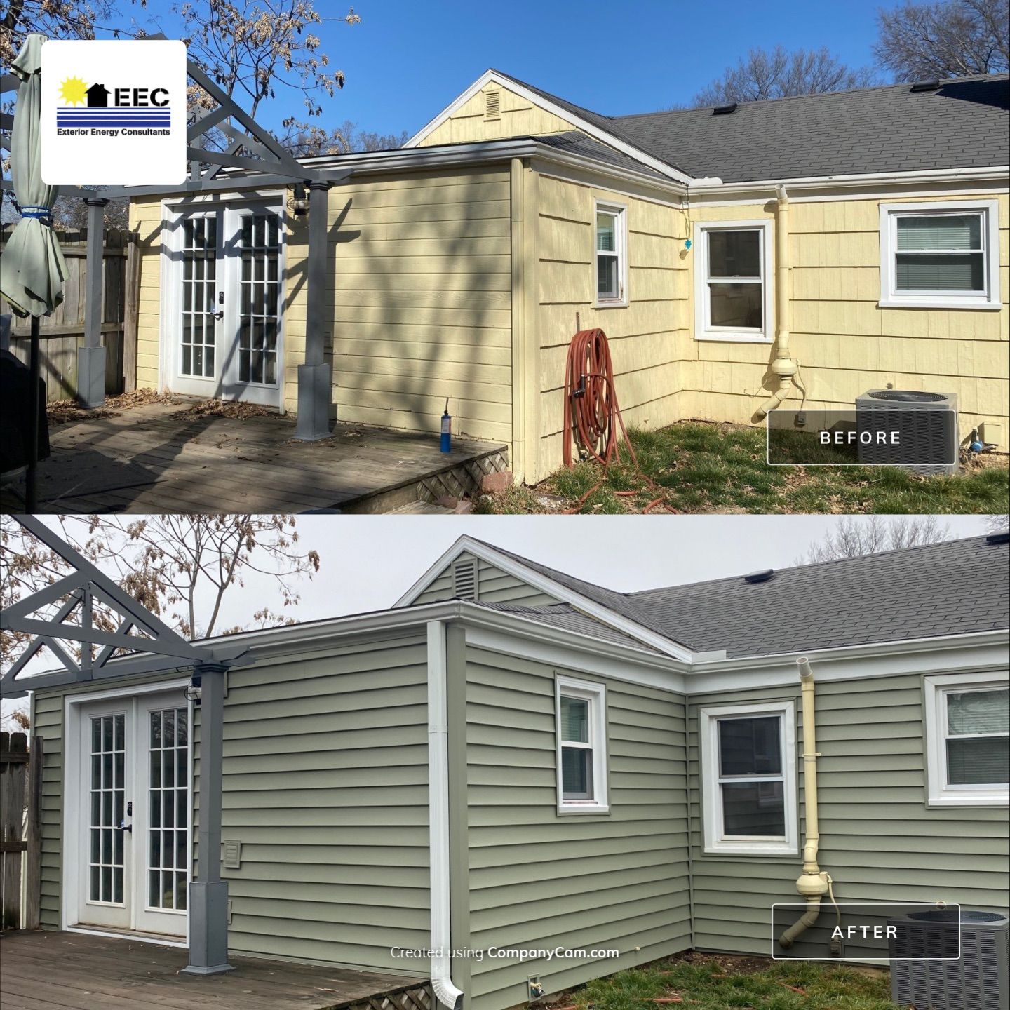 Out with old in with the new! by EEC  Windows, Siding & Roofing 