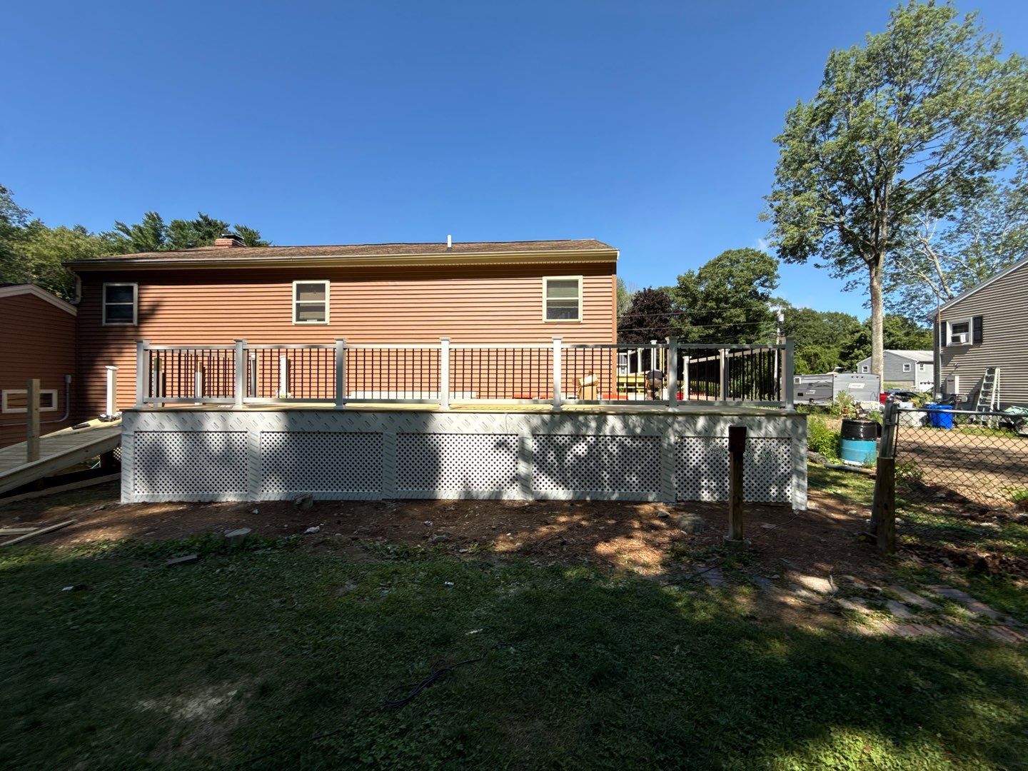 Custom Pressure-Treated Deck and Accessible Ramp Installation in York by Sensible Home Solutions