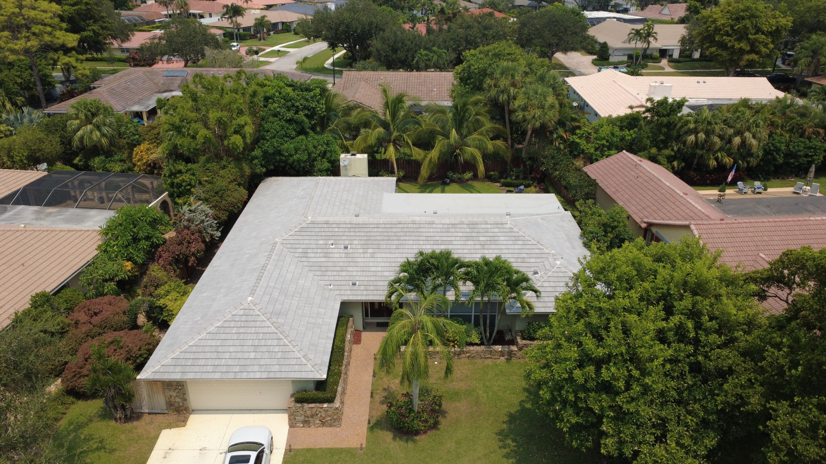 Residential Roofing Installation using Eagle Roofing Tile by BLUES BROTHERS ROOFING