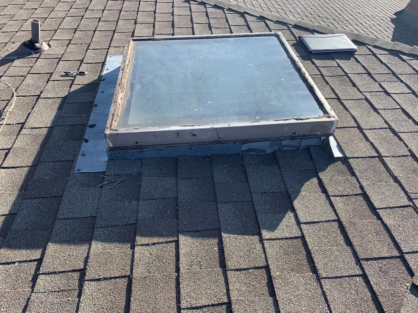 skylight inspection in Oklahoma City by McCann's Roofing and Construction