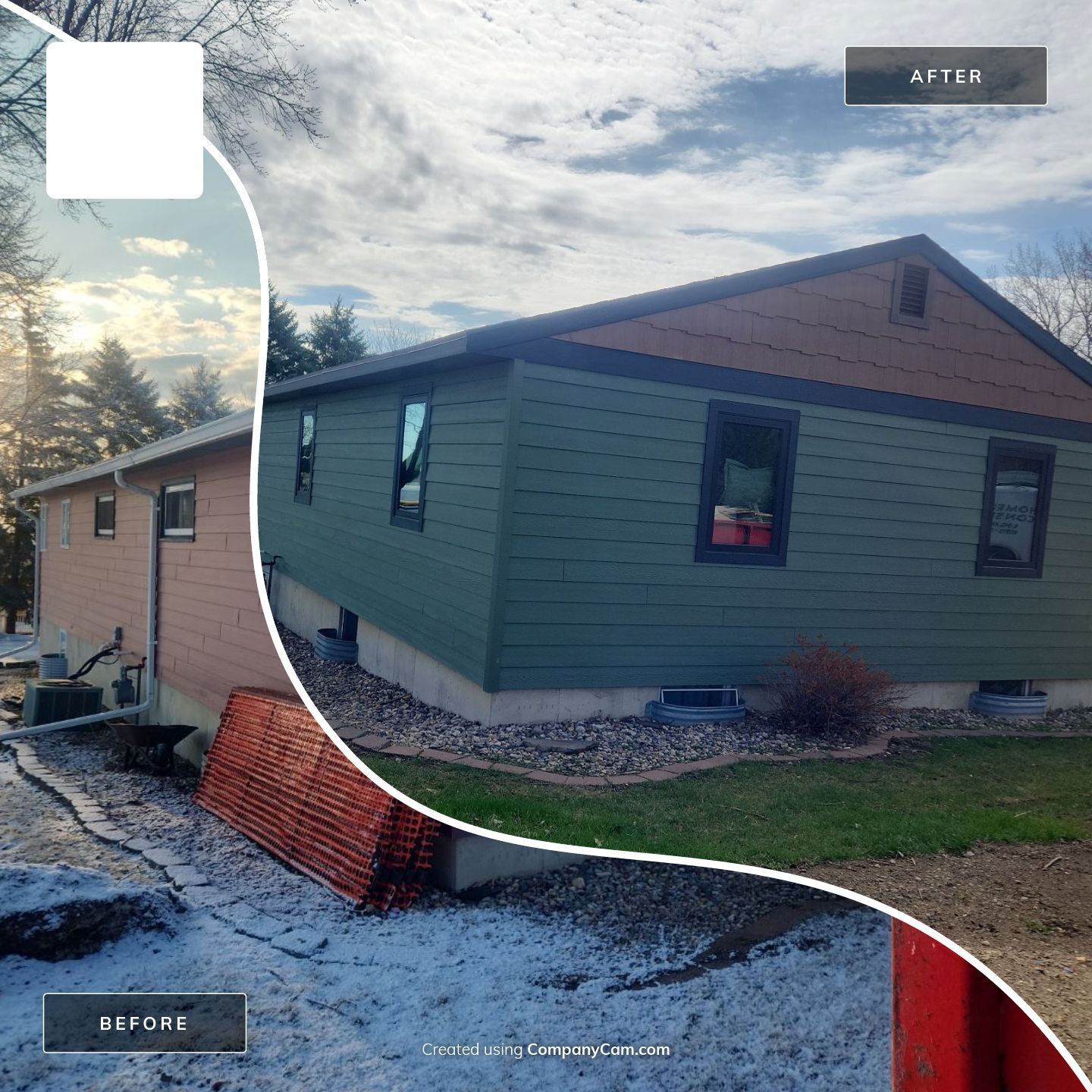 Exterior remodel in Clark by Homebound Construction