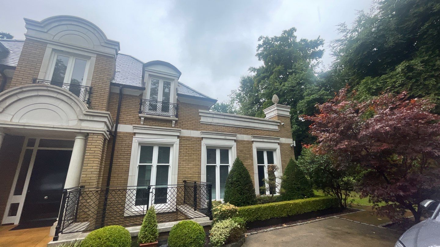 Stone Work Cleaning using Honda 15lpm Low Pressure Washing Machine by Ges Exterior Cleaning ltd