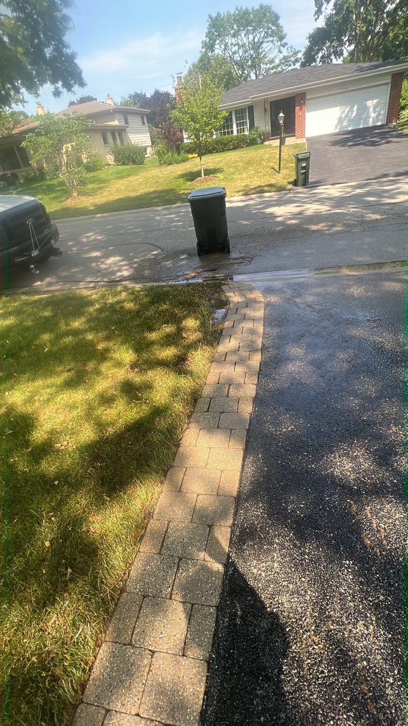 Brick paver clean, sand and seal.  using Surebond SB-1300 by Northern Power Washing LLC.